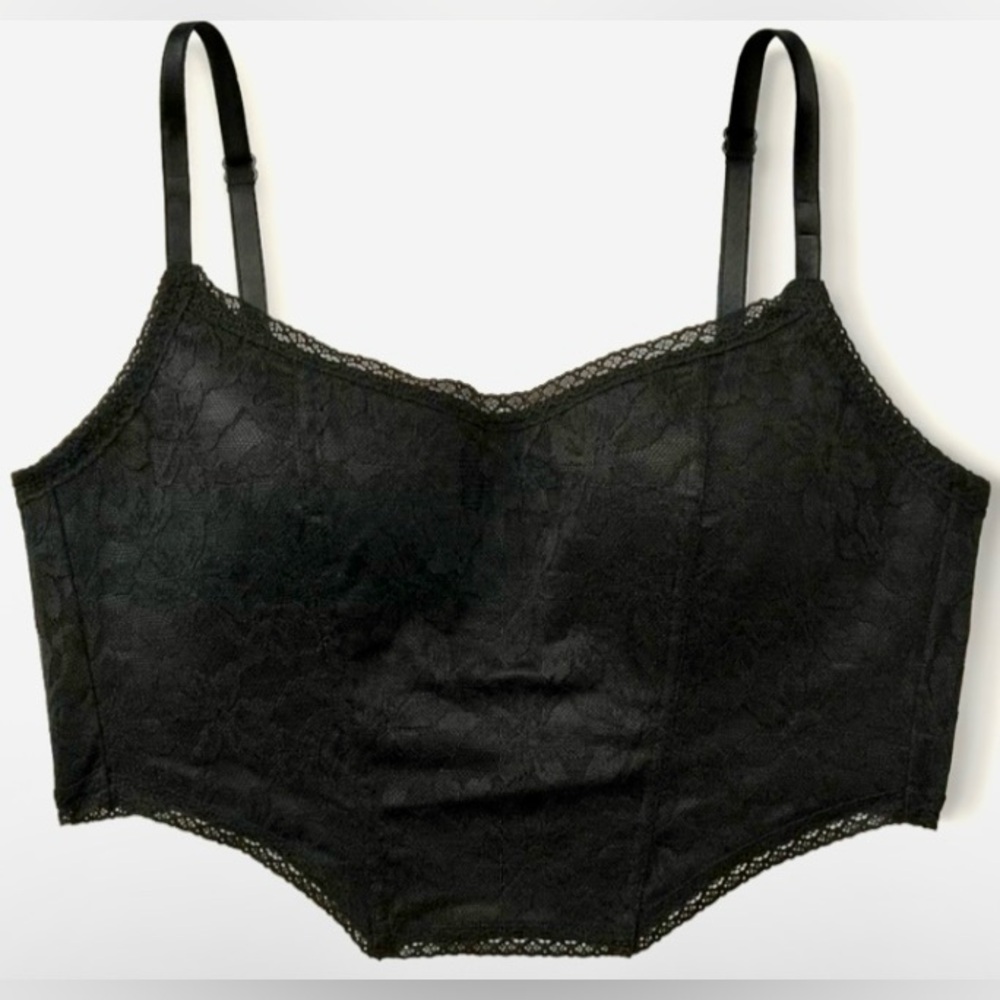 Victoria's Secret PINK Lace Lightly Lined Corset Bralette